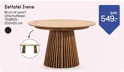 Leen Bakker Eettafel Irene aanbieding
