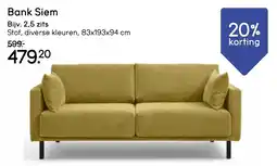 Leen Bakker Bank Siem aanbieding