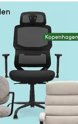 Leen Bakker Bureaustoelen Kopenhagen aanbieding