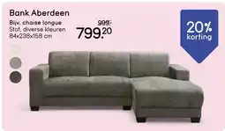 Leen Bakker Bank Aberdeen aanbieding
