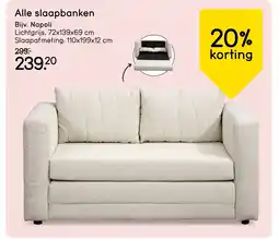 Leen Bakker Slaapbanken aanbieding