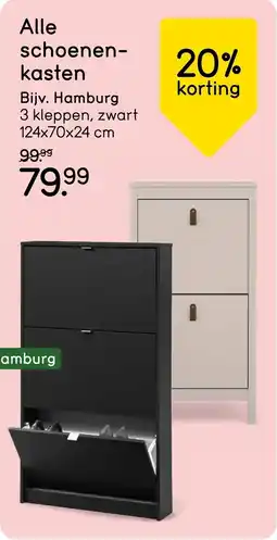 Leen Bakker Schoenenkasten aanbieding