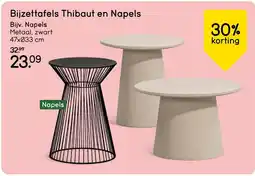 Leen Bakker Bijzettafels Thibaut en Napels aanbieding