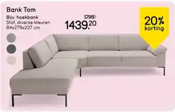 Leen Bakker Bank Tom aanbieding