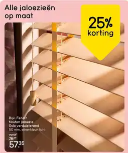 Leen Bakker Alle Jaloezieën op Maat aanbieding