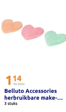 Action Belluto Accessories herbruikbare make-up remover pads aanbieding