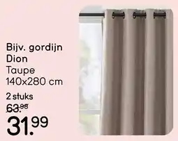 Leen Bakker Gordijn Dion aanbieding
