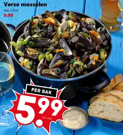 Coop Verse mosselen aanbieding