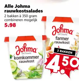 Coop Alle Johma rauwkostsalades aanbieding