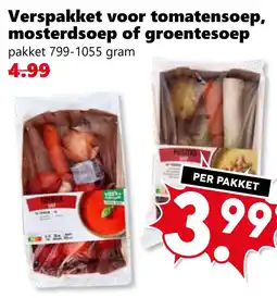 Coop Verspakket voor tomatensoep, mosterdsoep of groentesoep aanbieding