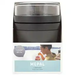 Albert Heijn Mepal Lunchpot ellipse nordic black aanbieding