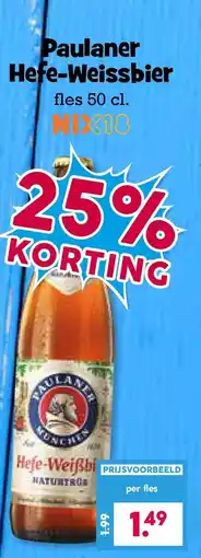 Boon`s Markt Paulaner Hefe-Weissbier aanbieding
