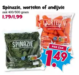 Boon`s Markt Spinazie, wortelen of andijvie aanbieding