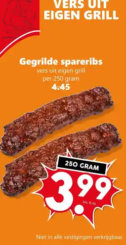 Coop Gegrilde spareribs aanbieding