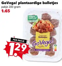 Coop GoVega! plantaardige balletjes aanbieding