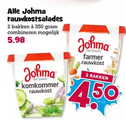 Boon`s Markt Alle Johma rauwkostsalades aanbieding