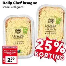 Coop Daily Chef lasagne aanbieding