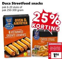 Coop Duca Streetfood snacks aanbieding