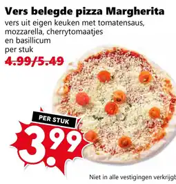 Coop Vers belegde pizza Margherita aanbieding