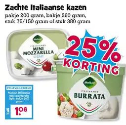 Boon`s Markt Zachte Italiaanse kazen aanbieding