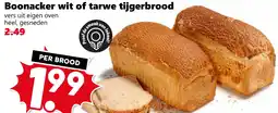 Coop Boonacker wit of tarwe tijgerbrood aanbieding