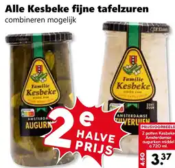 Coop Alle Kesbeke fijne tafelzuren aanbieding