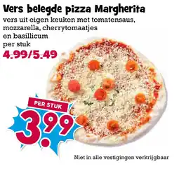Boon`s Markt Vers belegde pizza Margherita aanbieding