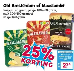 Boon`s Markt Old Amsterdam of Maaslander aanbieding