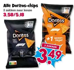 Boon`s Markt Alle Doritos-chips aanbieding