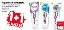 Coop Aquafresh tandpasta aanbieding