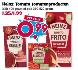 Boon`s Markt Heinz Tomato tomatenproducten aanbieding
