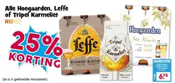 Boon`s Markt Alle Hoegaarden. Leffe of Tripel Karmeliet aanbieding