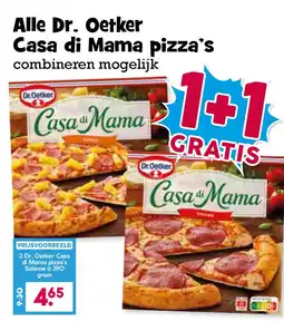 Boon`s Markt Alle Dr. Oetker Casa di Mama pizza's aanbieding