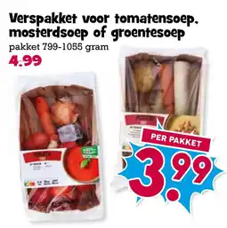 Boon`s Markt Verspakket voor tomatensoep. mosterdsoep of groentesoep aanbieding