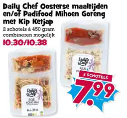 Boon`s Markt Daily Chef Oosterse maaltijden en/of Padifood Mihoen Goreng met Kip Ketjap aanbieding