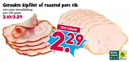 Boon`s Markt Gerookte kipfilet of roasted porc rib aanbieding