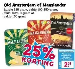 Boon`s Markt Old Amsterdam of Maaslander aanbieding