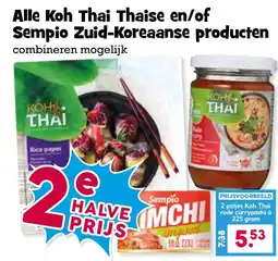 Boon`s Markt Alle Koh Thai Thaise en/of Sempio Zuid-Koreaanse producten aanbieding
