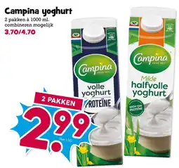 Boon`s Markt Campina yoghurt aanbieding