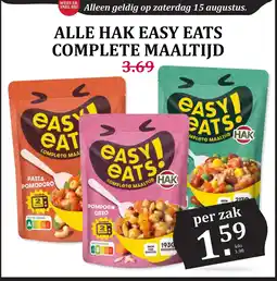 Boon`s Markt ALLE HAK EASY EATS COMPLETE MAALTIJD aanbieding
