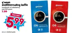 Boon`s Markt g'woon snelfiltermaling koffie aanbieding