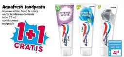 Boon`s Markt Aquafresh tandpasta aanbieding