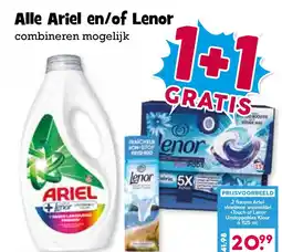 Boon`s Markt Alle Ariel en/of Lenor aanbieding