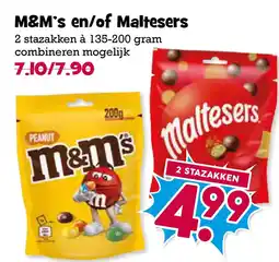 Boon`s Markt M&M's en/of Maltesers aanbieding
