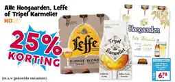 Boon`s Markt Alle Hoegaarden. Leffe of Tripel Karmeliet aanbieding