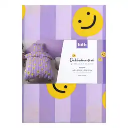 Albert Heijn Tutti Mistral Home Smiley dekbedset 1-persoons aanbieding