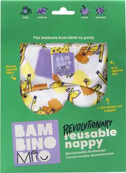 Albert Heijn Bambino Mio Revolutionaire wasbare luier aanbieding