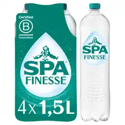 Albert Heijn Spa Finesse licht bruisend 4-pack aanbieding