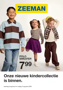 Zeeman Polo sweater aanbieding