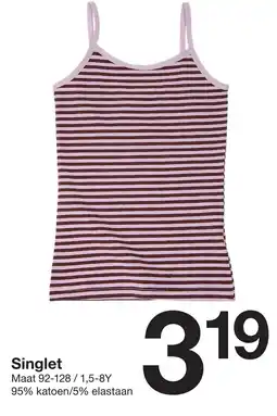 Zeeman Singlet aanbieding